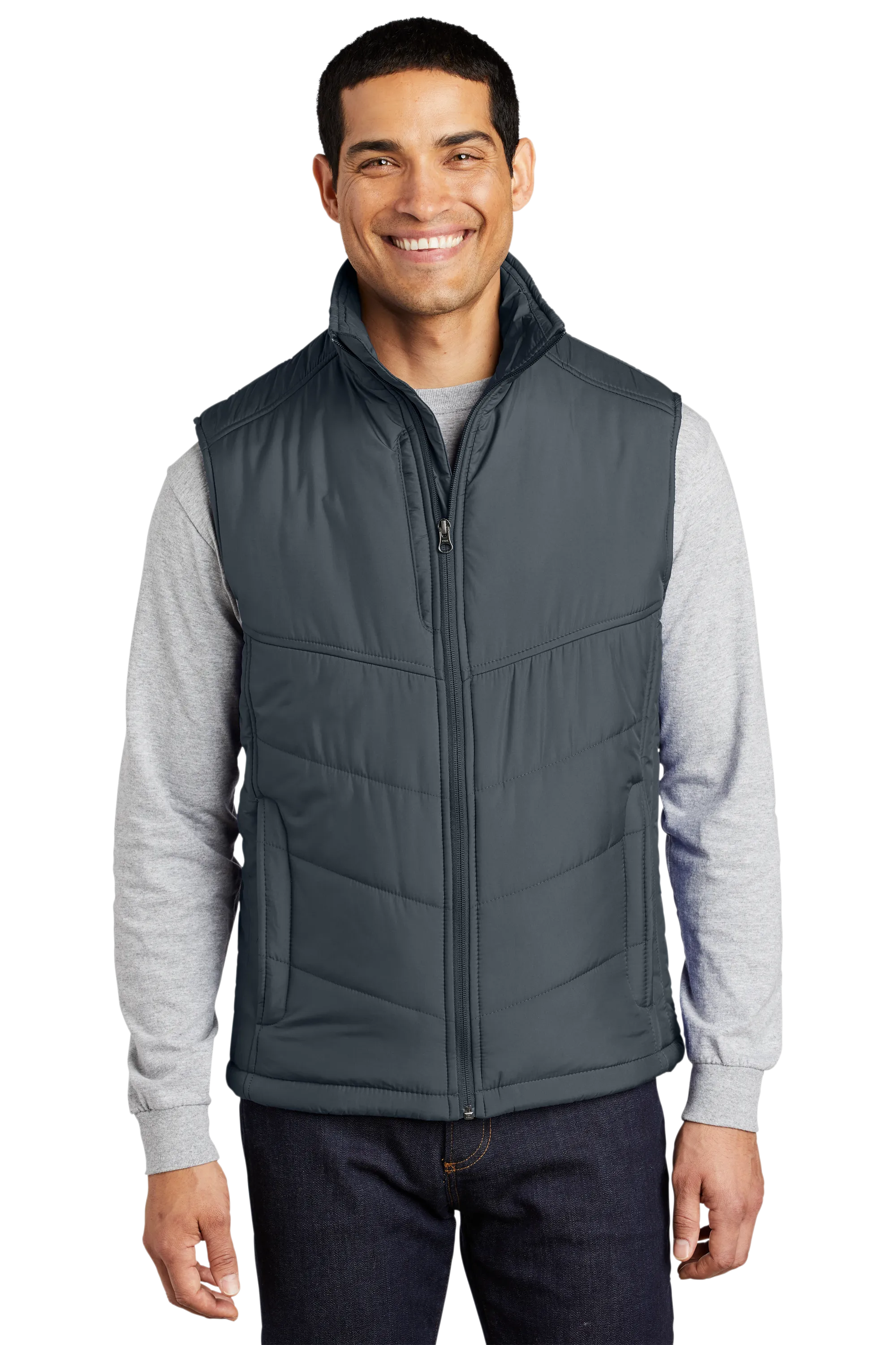 Port Authority® Puffy Vest - Dark Slate / Black