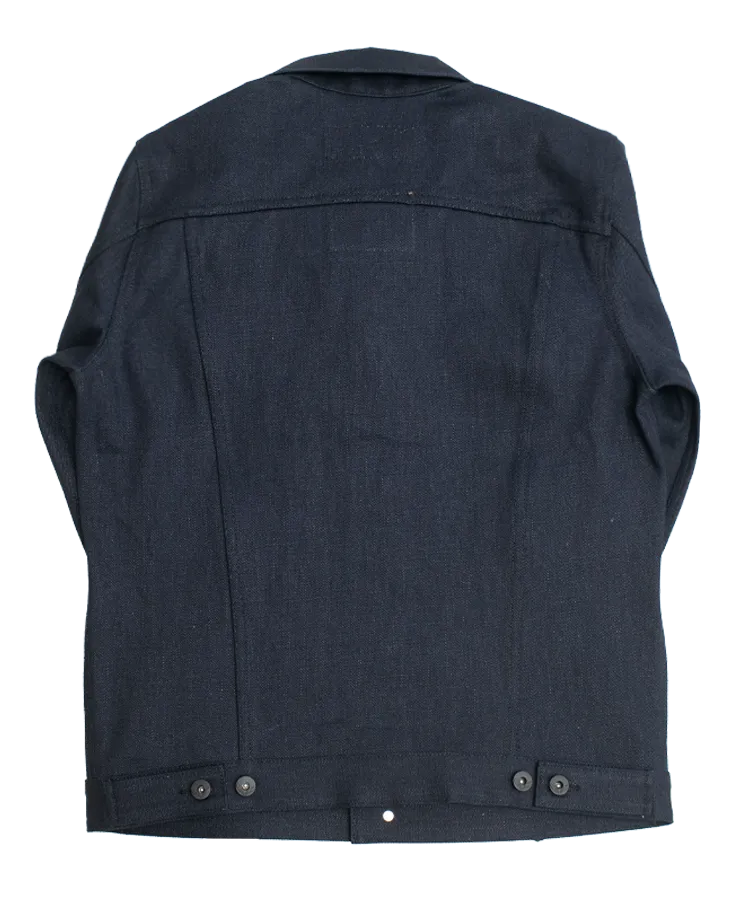 RGT x James Dant - 17oz Cryptic Supply Jacket - Indigo x Black