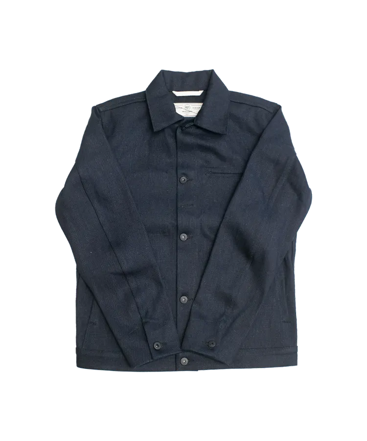 RGT x James Dant - 17oz Cryptic Supply Jacket - Indigo x Black