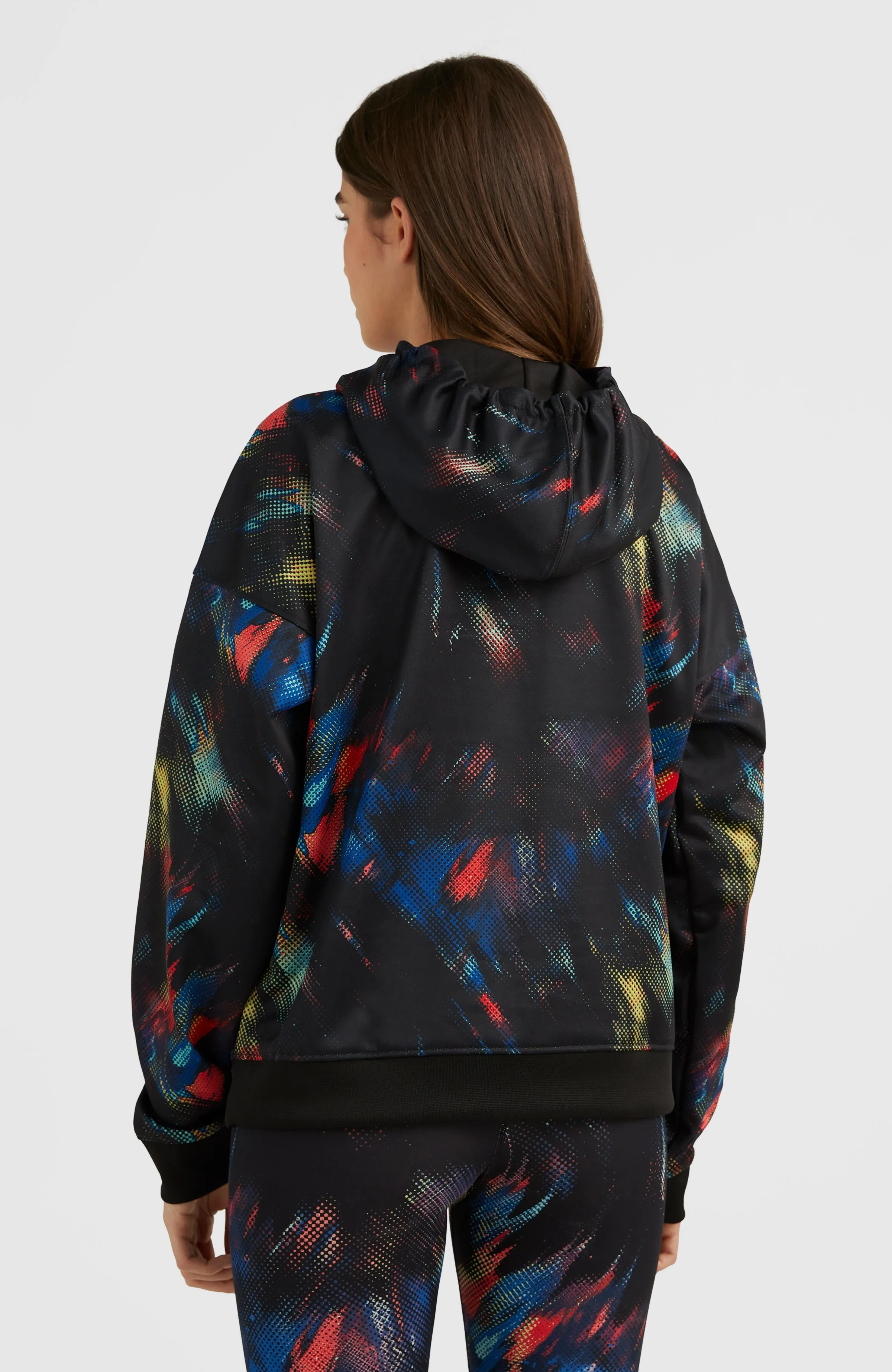 Rutile Hooded Fleece | Black Future Fade