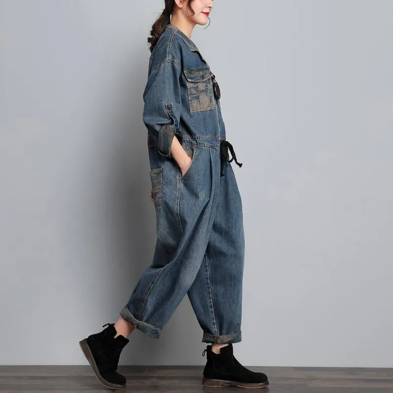 Street-Smart Army Denim Bodysuit