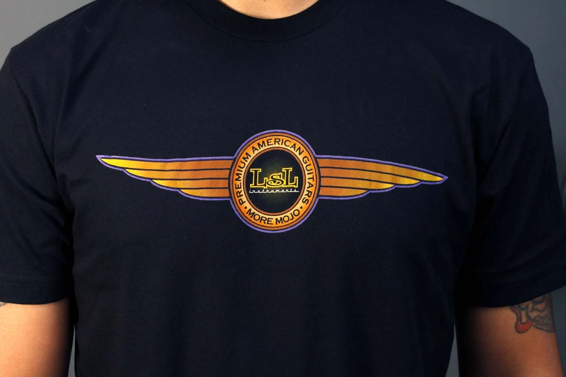 T-Shirt, Black, LsL Wing Logo