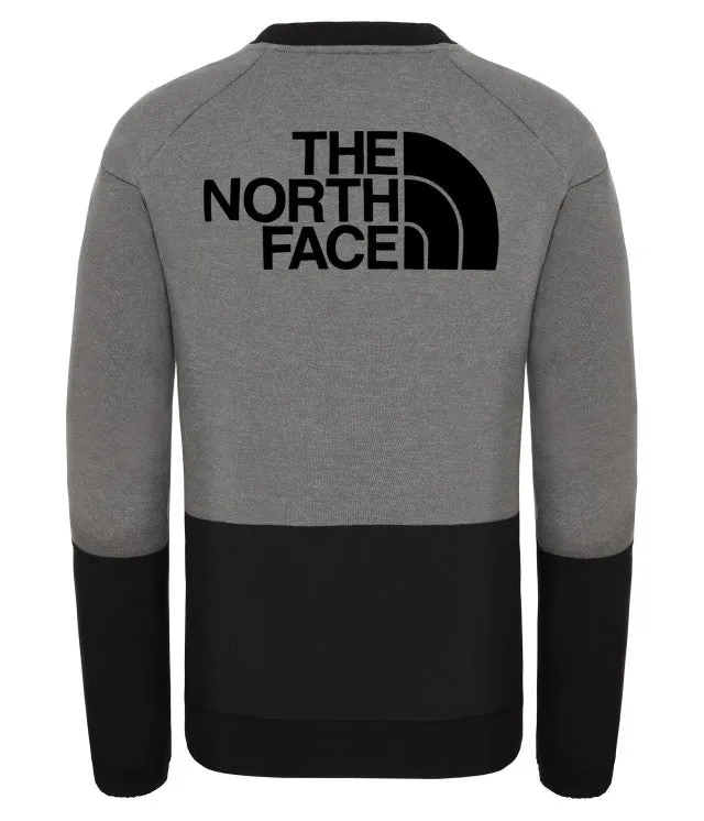 The North Face Graphic Ls Crew Men Lifestyle Sweatshirt Medium Grey