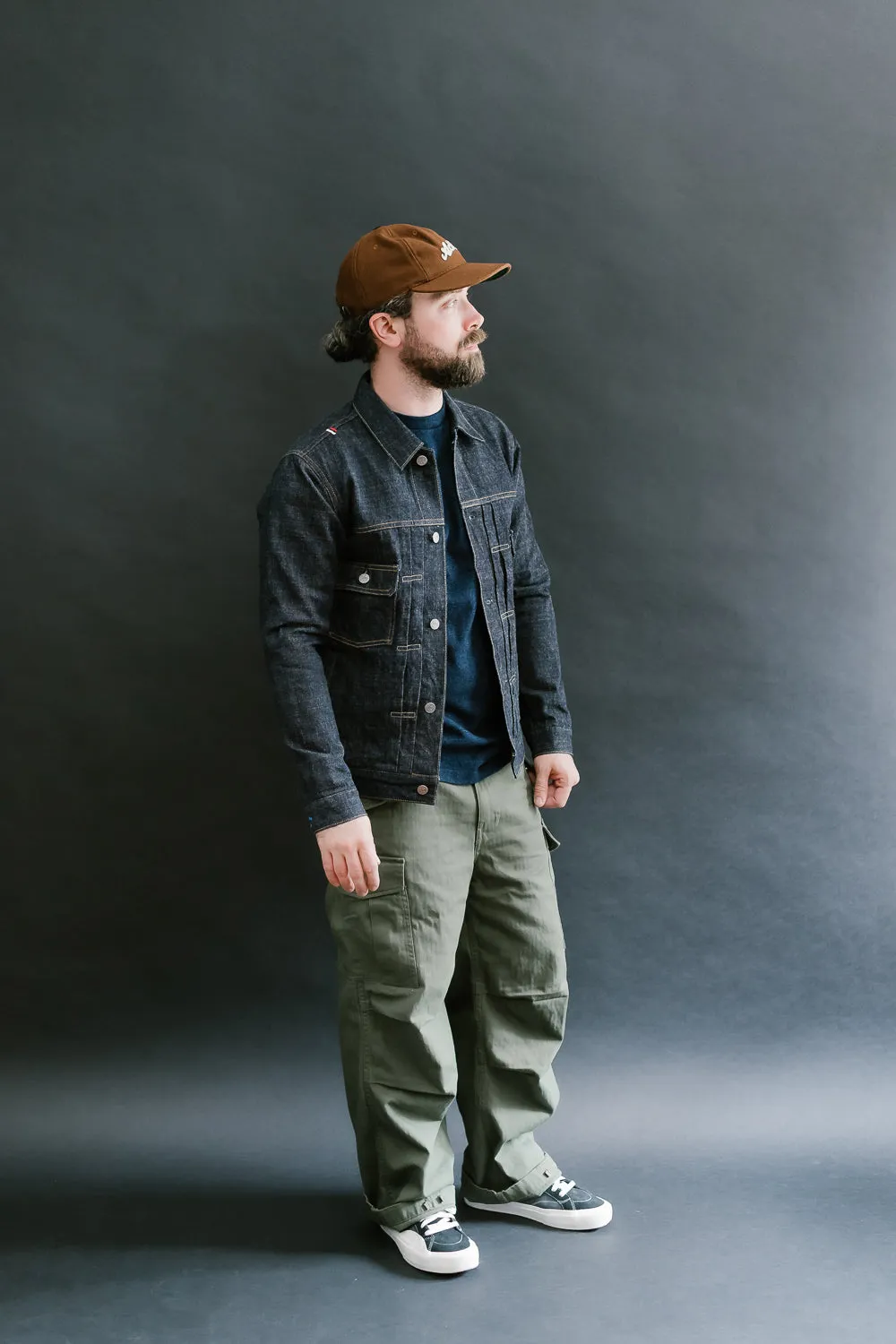 TNK402BE - 14oz Type II ZETTO Jacket - Indigo OW