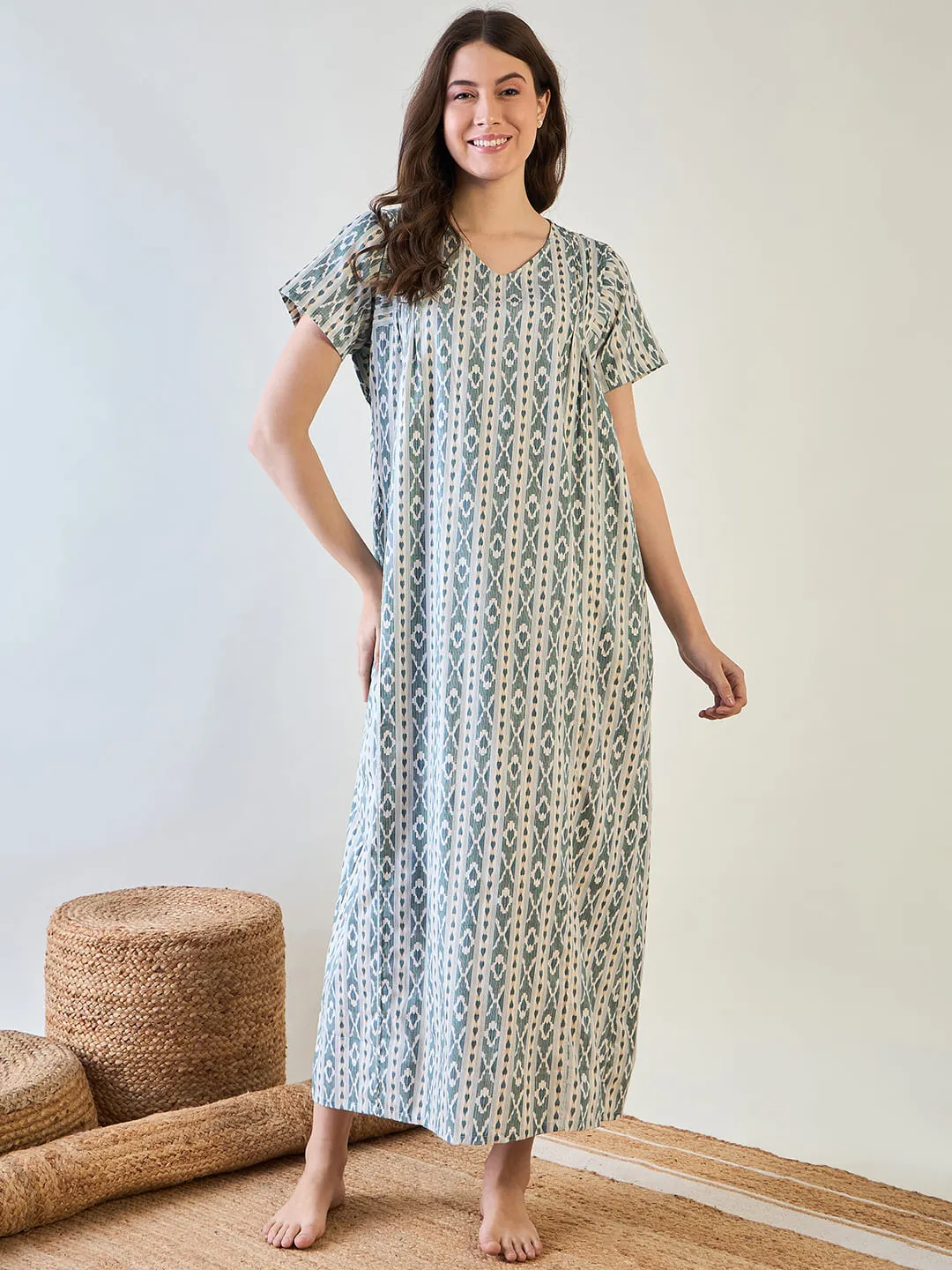 Tribal Essence Simple Comfy Night Dress