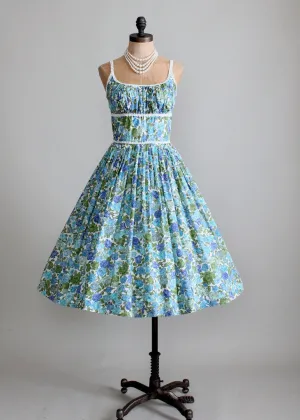 Vintage 1960s Miami Bound Floral Sundress