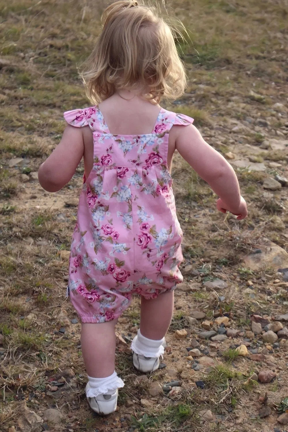 Vintie Summer Overalls - Isla Rose in Pink