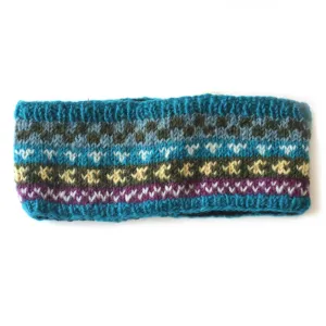 winter stripe wool headbands