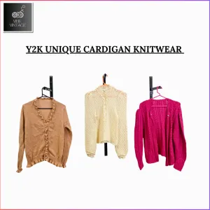 Y2K UNIQUE CARDIGAN KNITWEAR - 09PCS